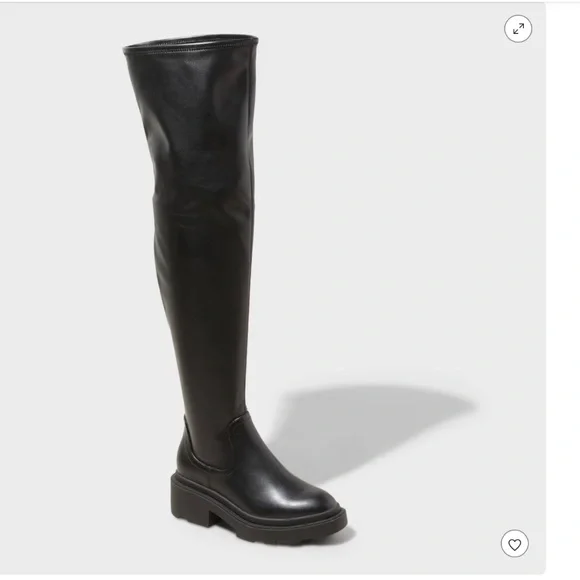 Wild Fable Target Black Leather Boots Wild Fable Boots Deals